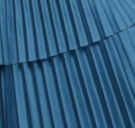 Pleated Blue